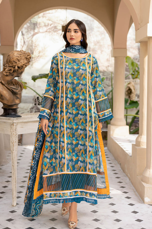 Printed lawn 3pc