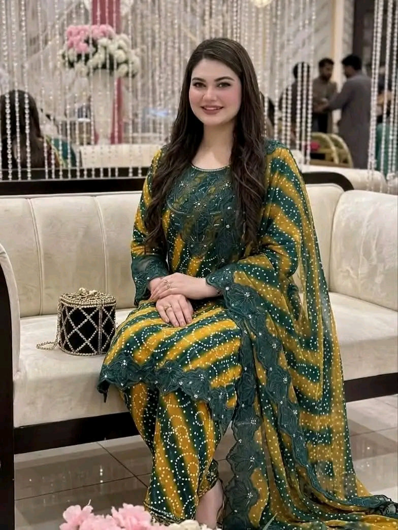 Embroidery Printed Lawn 3pc