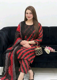 Embroidery Printed Lawn 3pc