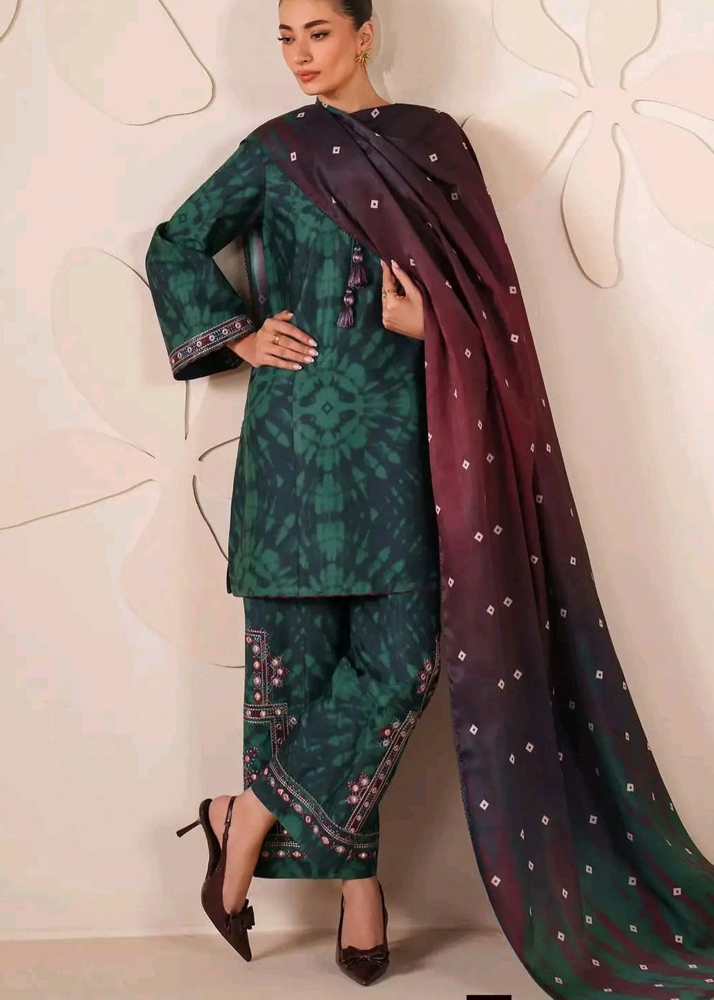 Embroidery Printed Lawn 3pc