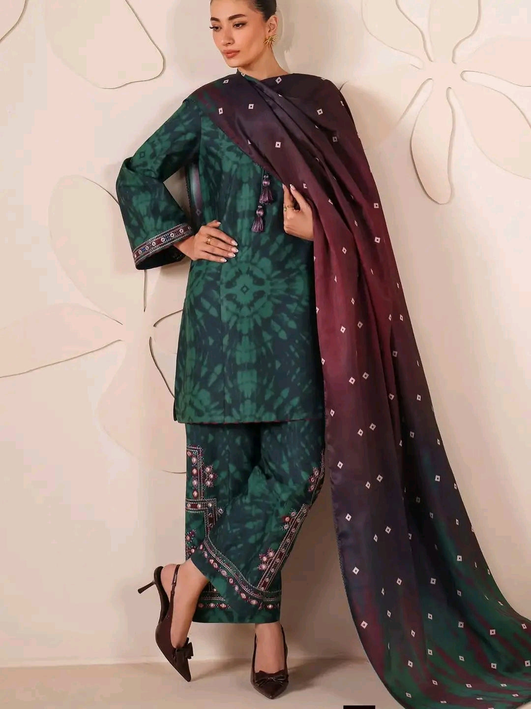 Embroidery Printed Lawn 3pc
