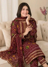 Embroidery Printed Lawn 3pc