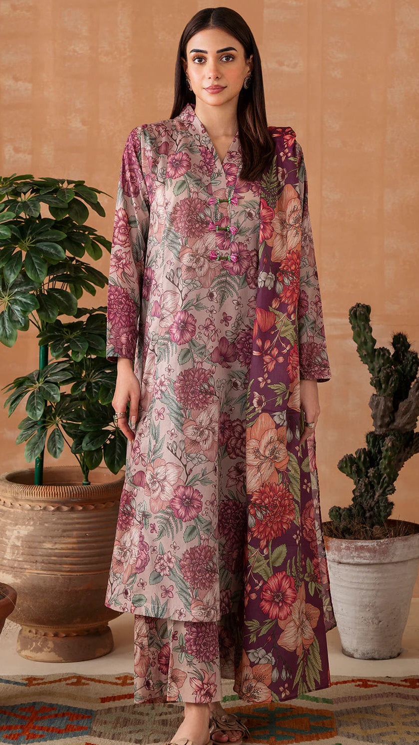 Printed lawn 3pc
