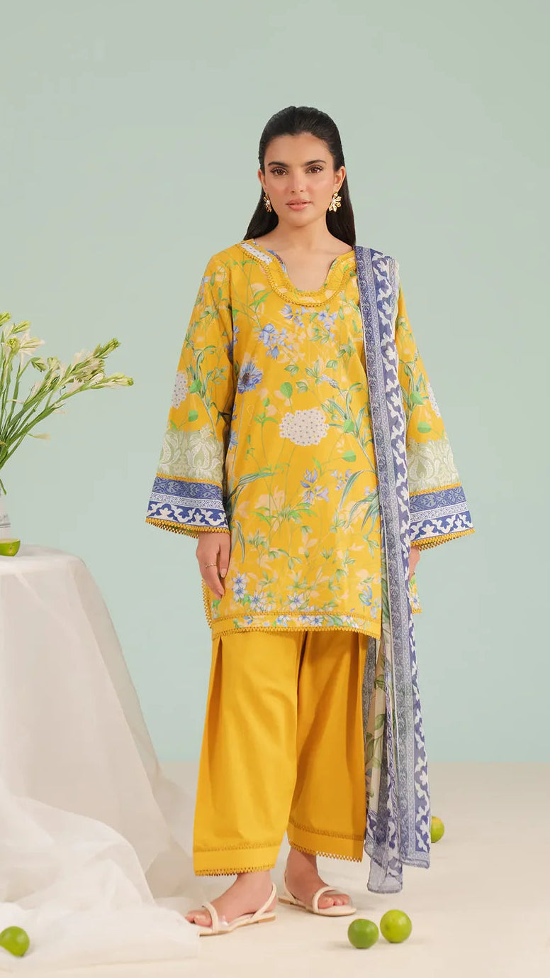 Printed lawn 3pc