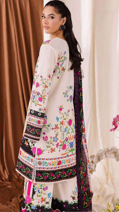 Coco By Zara Shahajahan 3pc Printed Lawn