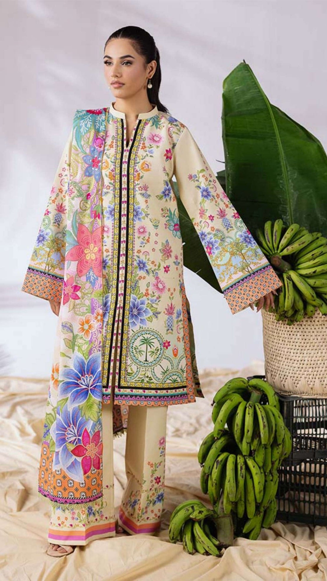 Coco By Zara Shahjahan 3pc printed lawn