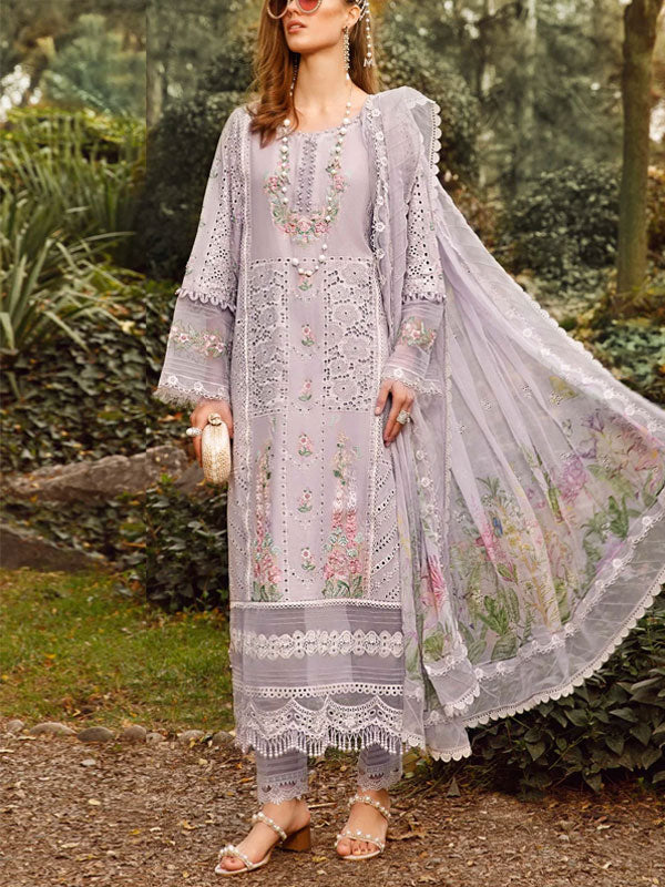 Ebroidery lawn 3pc