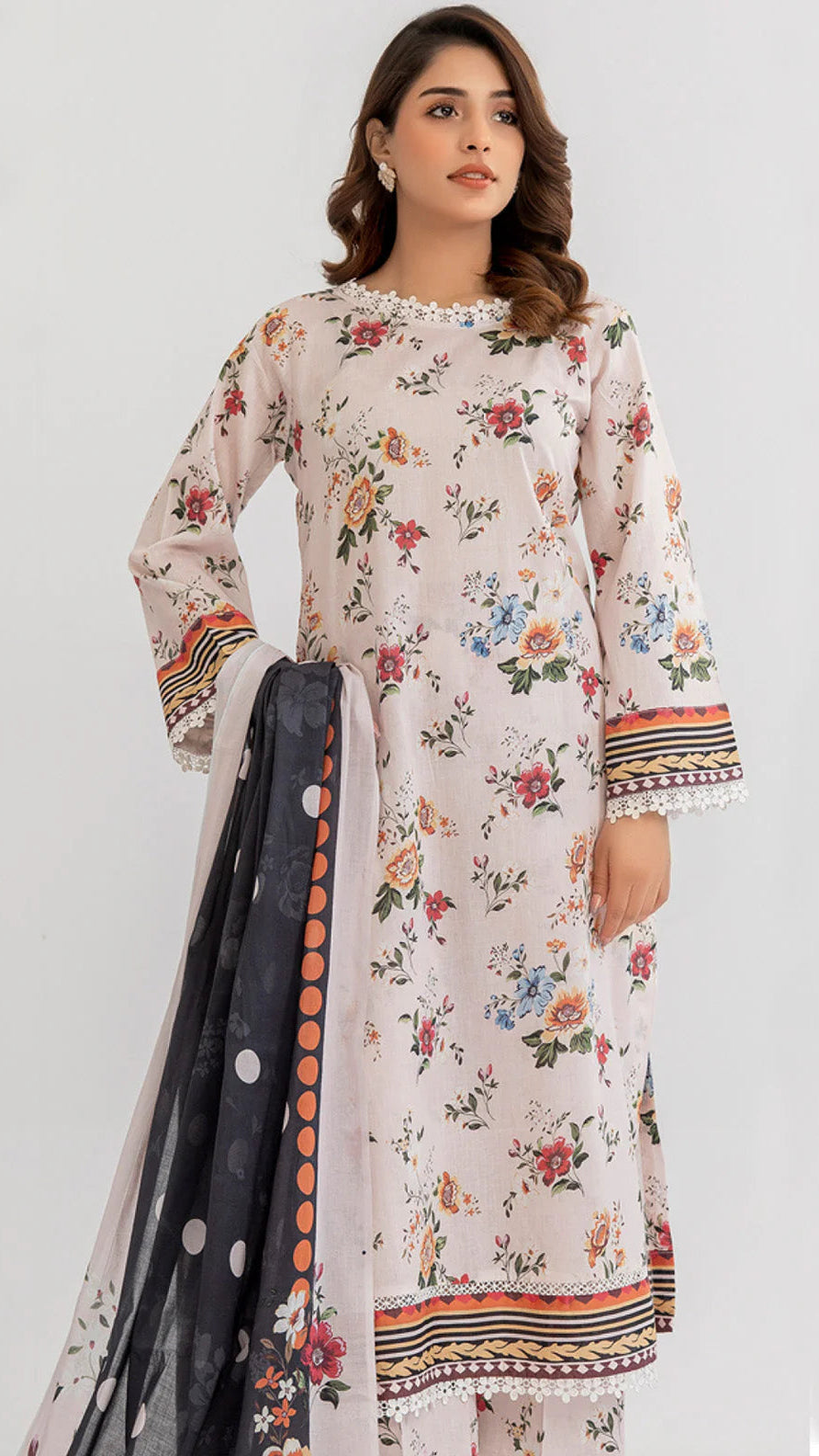 Printed lawn 3pc